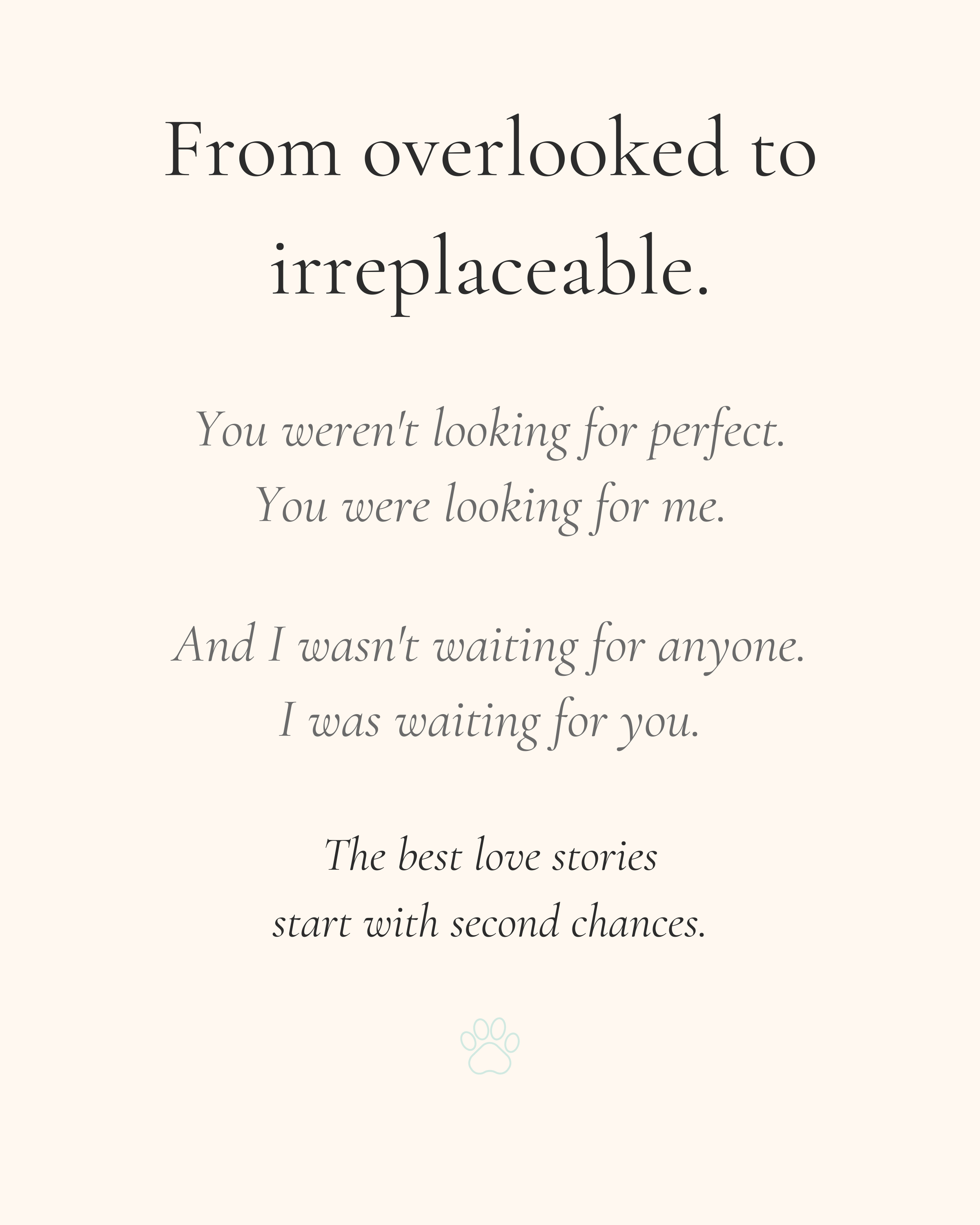 From Overlooked to Irreplaceable - Rescue Dog Print